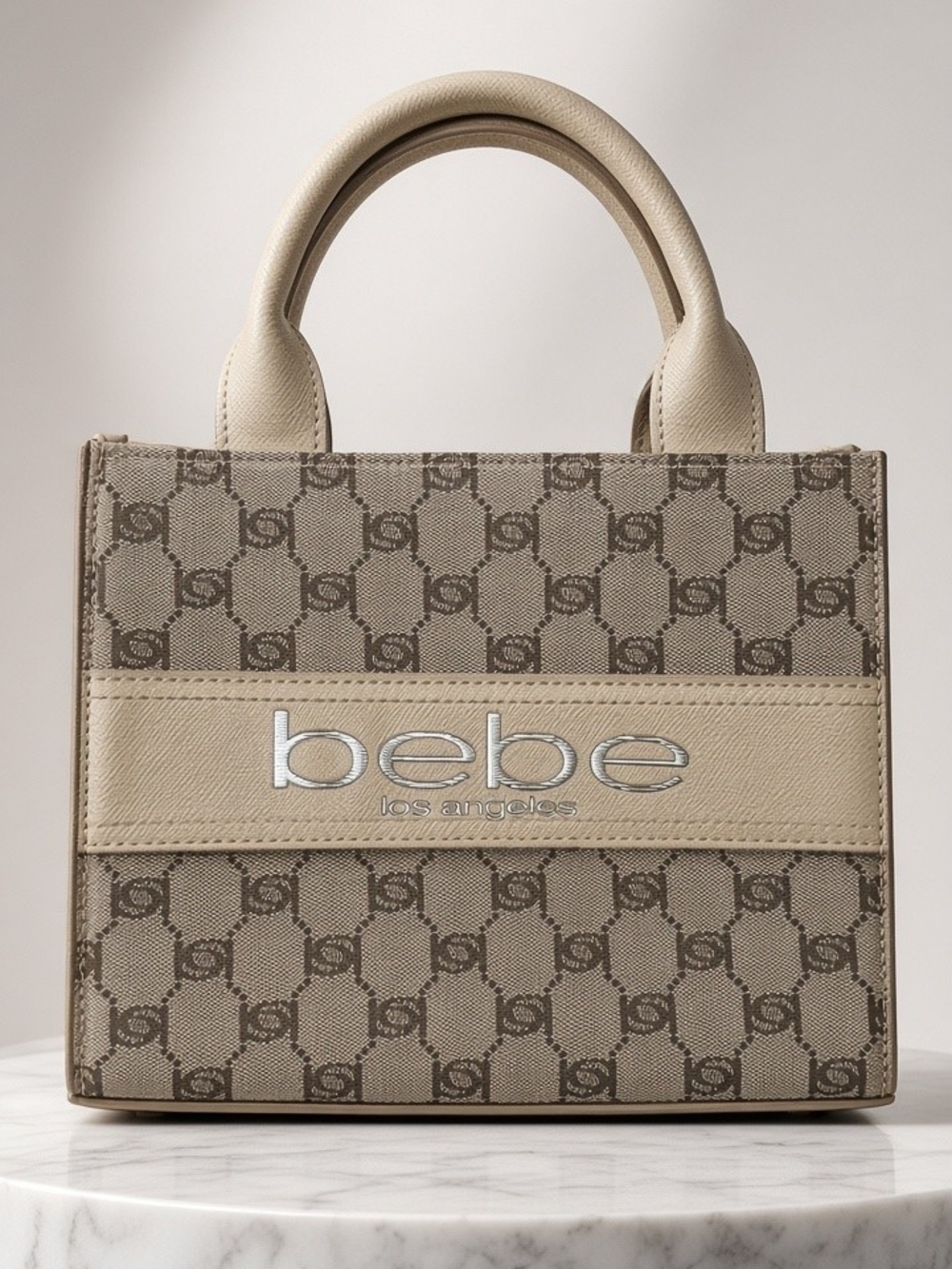 Bebe Structured Mini Tote Bag